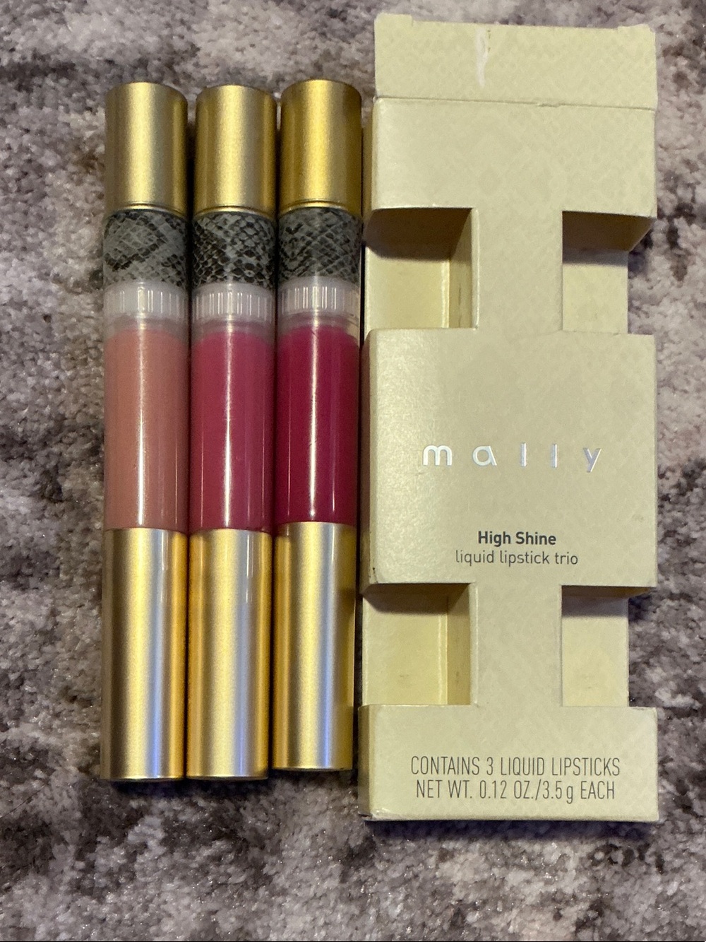 Mally High Shine Liquid Lipstick Trio